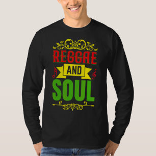 Camiseta Estilo Reggae E Soul Reggae Para Música Reggae