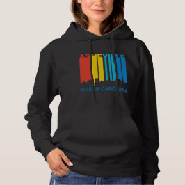 Camiseta Estilo retro Asheville North Carolina Skylin dos