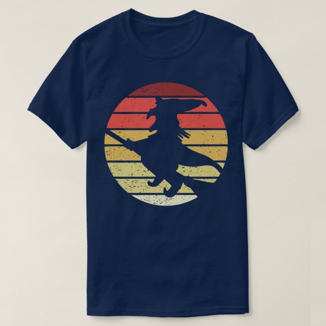Camiseta Estilo Retro Bruxa Vintage 651 (Frente do Design)