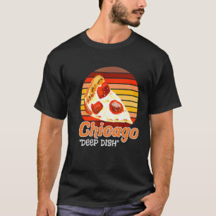 Camiseta Estilo Retro Chi Town Home Windy City Chicago Deep