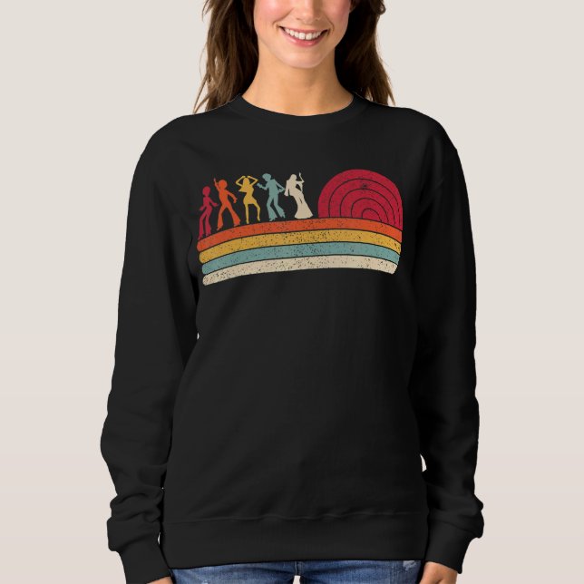 Camiseta Estilo retrô de 1970 - Dança Disco 70s Themed Cost (Frente)