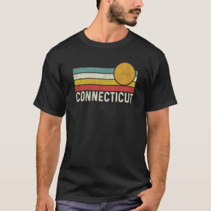 Camiseta Estilo Retro de Verão Pôr do Sol Vintage dos Anos