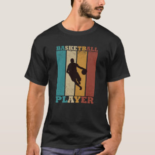 Camiseta Estilo retrô de vintage para jogadores de basquete