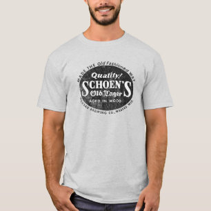Camiseta Estilo retrô Escondido Camisa-T Velho da Schoen