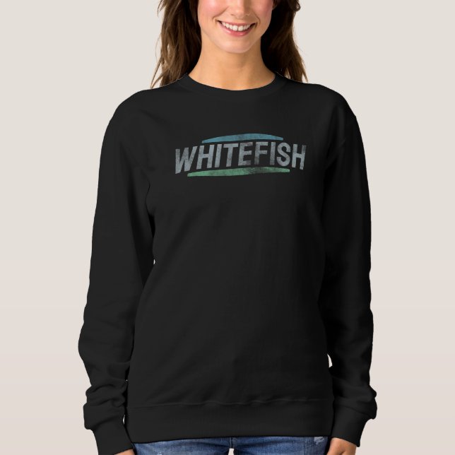 Camiseta Estilo Retro Esportivo Whitefish (Frente)