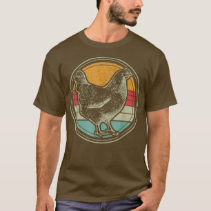 Camiseta Estilo Retro Frangos De Frangos Engraçado Vintage