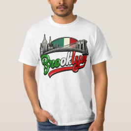 Camiseta Estilo Retro Italiano Brooklyn