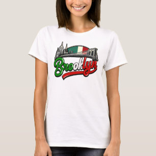 Camiseta Estilo Retro Italiano Brooklyn