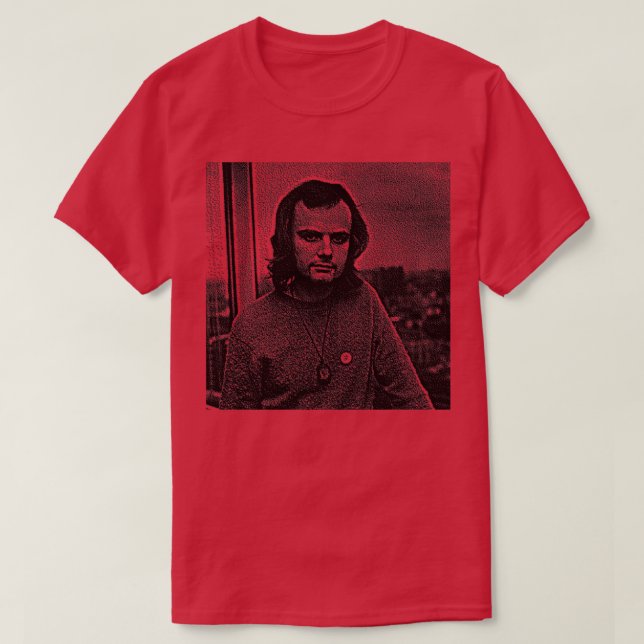 Camiseta Estilo Retro John Peel Arte do Ventilador 8 bits (Frente do Design)