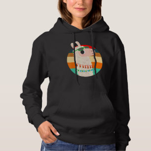 Camiseta Estilo Retro Llama Óculos Solares Alpaca