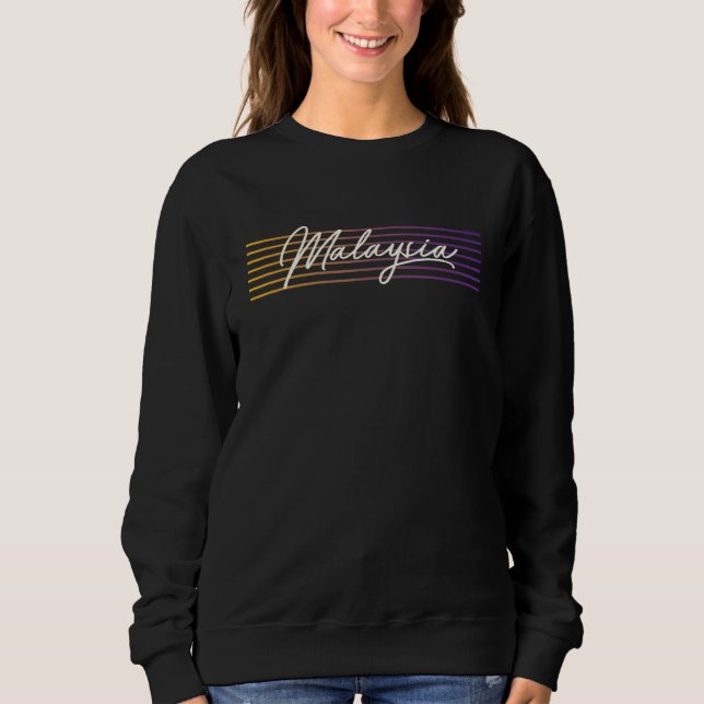 Camiseta Estilo Retro Malásia (Frente)