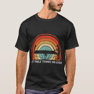 Camiseta Estilo Retro Mens Vintage Melhor Mesa Tênis Eve