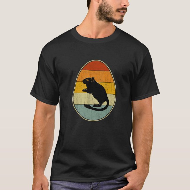 Camiseta Estilo Retro Páscoa Páscoa Engraçada De Ovos Dia G (Frente)