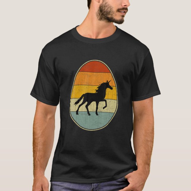 Camiseta Estilo Retro Páscoa Páscoa Engraçada De Ovos Dia U (Frente)