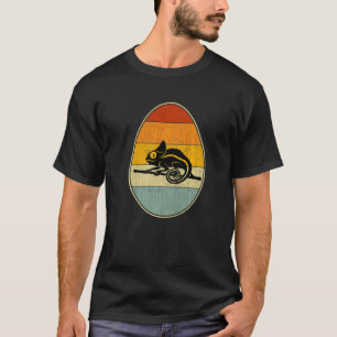 Camiseta Estilo Retro Páscoa Páscoa Gráfico de Ovos Engraça