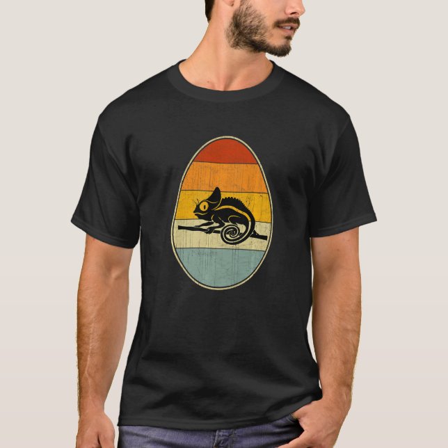 Camiseta Estilo Retro Páscoa Páscoa Gráfico de Ovos Engraça (Frente)