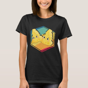 Camiseta Estilo Retro Queijo
