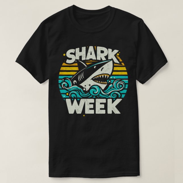 Camiseta Estilo Retro Semana (Frente do Design)