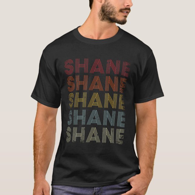 Camiseta Estilo Retro Shane (Frente)