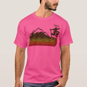 Camiseta Estilo Retro Taos 70s80s Estilo Escória de Esqui
