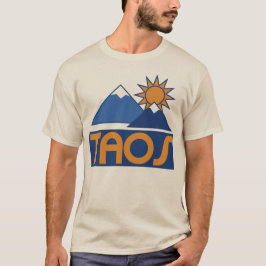 Camiseta Estilo Retro Taos 70s/80s Escando Picos de Montanh