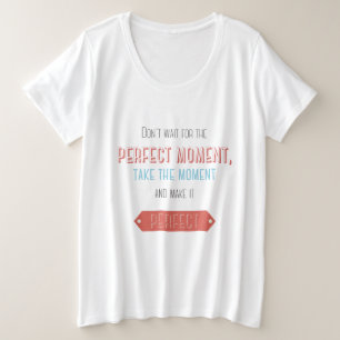 Camiseta Estilo retrô tipográfico motivacional