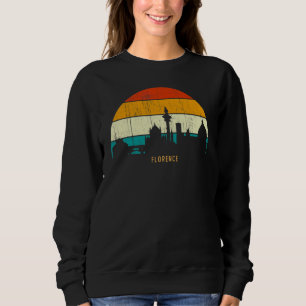Camiseta Estilo retrô vintage Cidade na Itália silhueta da