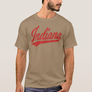 Camiseta Estilo retrô vintage esportivo Indiana Varsity Scr