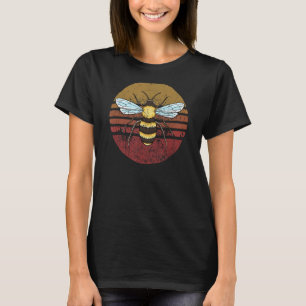 Camiseta Estilo Retroativo Da Bee Vintage Bee Bee Bee Bee 1