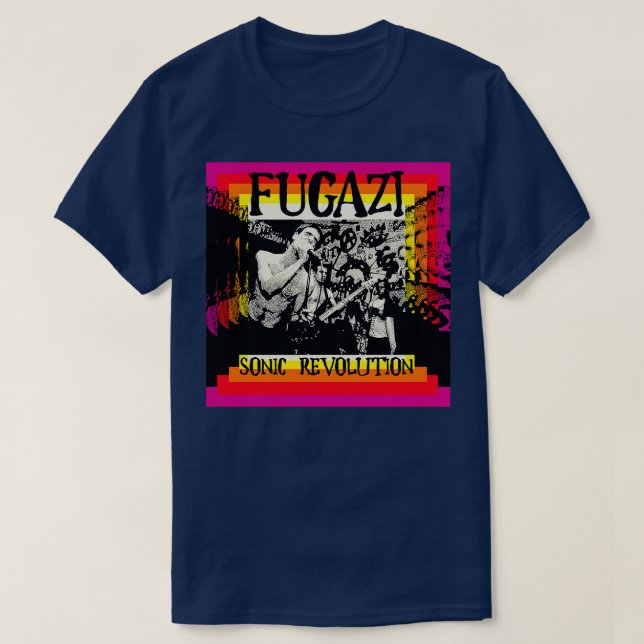 Camiseta Estilo Retroativo FUGAZI (Frente do Design)