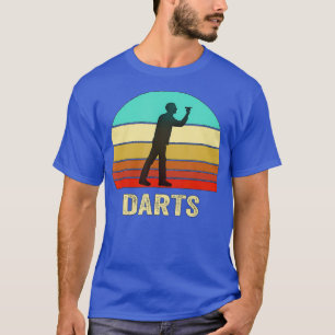 Camiseta Estilo Retroativo Vintage Dardos Sunset