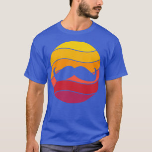 Camiseta Estilo retrorreflector do bigode Vintage 9