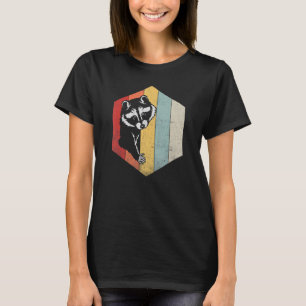 Camiseta Estilo retrovisor do Raccoon 1