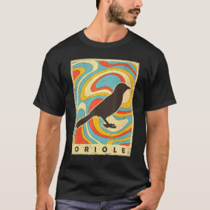 Camiseta Estilo retrovisor Oriole Bird