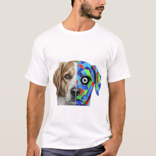 camiseta estilo robótico