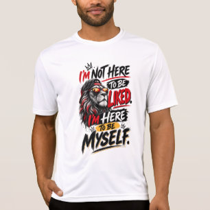 Camiseta Estilo Rua Leão   Seja Você Mesmo Design