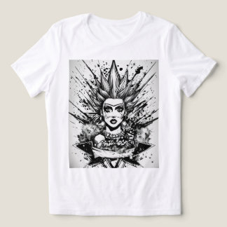 Camiseta Estilo sem esforço: Tempos femininos forçados