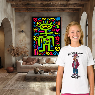 Camiseta Estilo Sem Limites: Design de Girafa na Moda