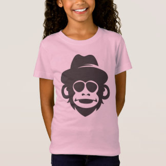 Camiseta Estilo Simian de Ativação de bonés: Macaco com Cha