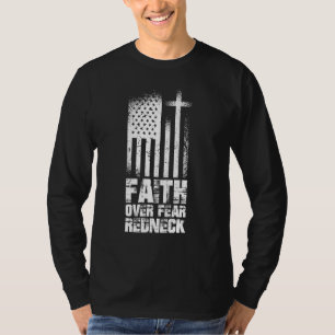Camiseta Estilo Sul do País Ortopolho Vermelho Fé Sobre Fé