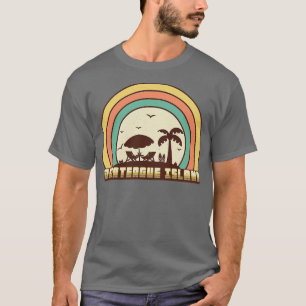 Camiseta Estilo Sunset Retro da Ilha de Assateague