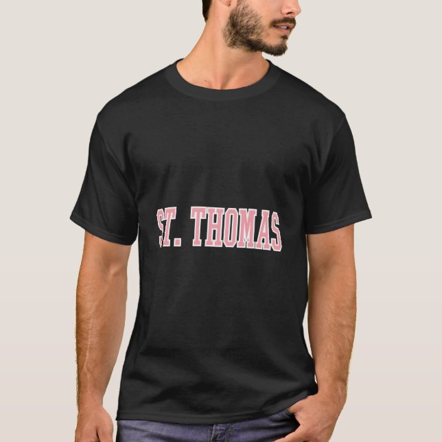 Camiseta Estilo Universitário St Thomas Usvi K (Frente)