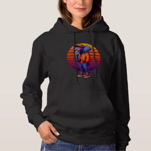 Camiseta Estilo Urbano Moderno do Elefante legal Arte Retro
