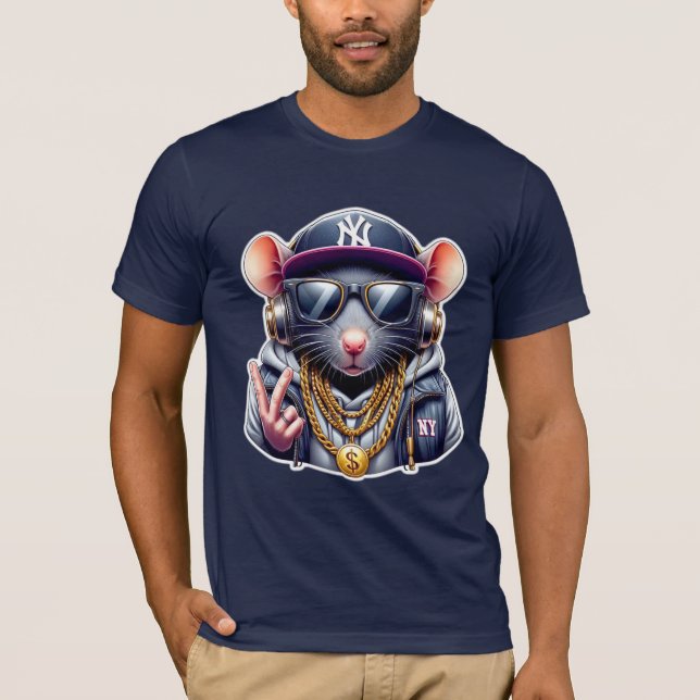 CAMISETA ESTILO URBANO RAT-NYC 4 (Frente)