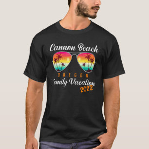Camiseta Estilo Vaga Familiar de Óculos Solares Canhão da C