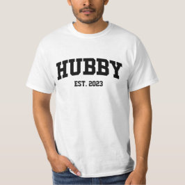 Camiseta Estilo Varsity Hubby Est. Mínimo de Ano
