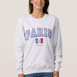 Camiseta Estilo Varsity Vintage Paris Francês