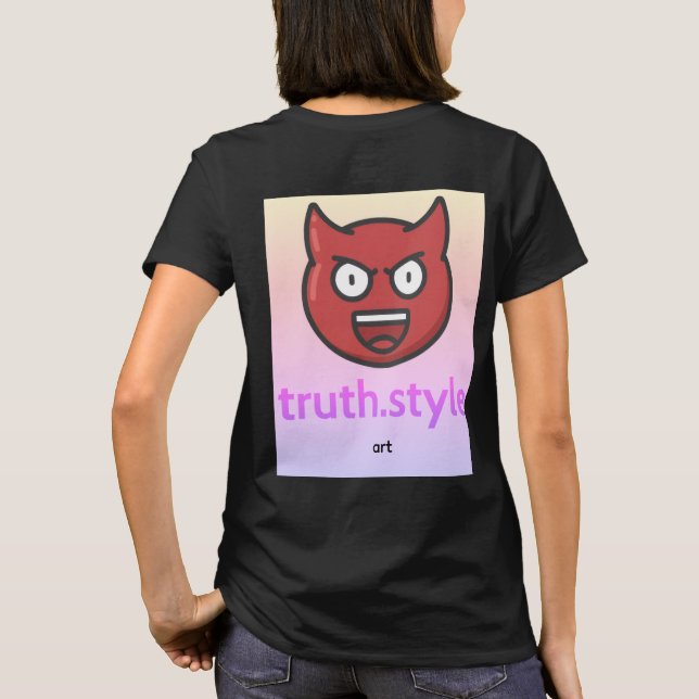 Camiseta estilo verdade (Verso)