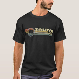 Camiseta Estilo Vintage 1980 SALINA, KS