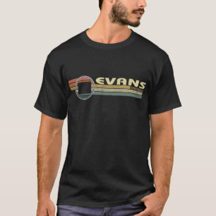 Camiseta Estilo Vintage 1980s EVANS, CO
